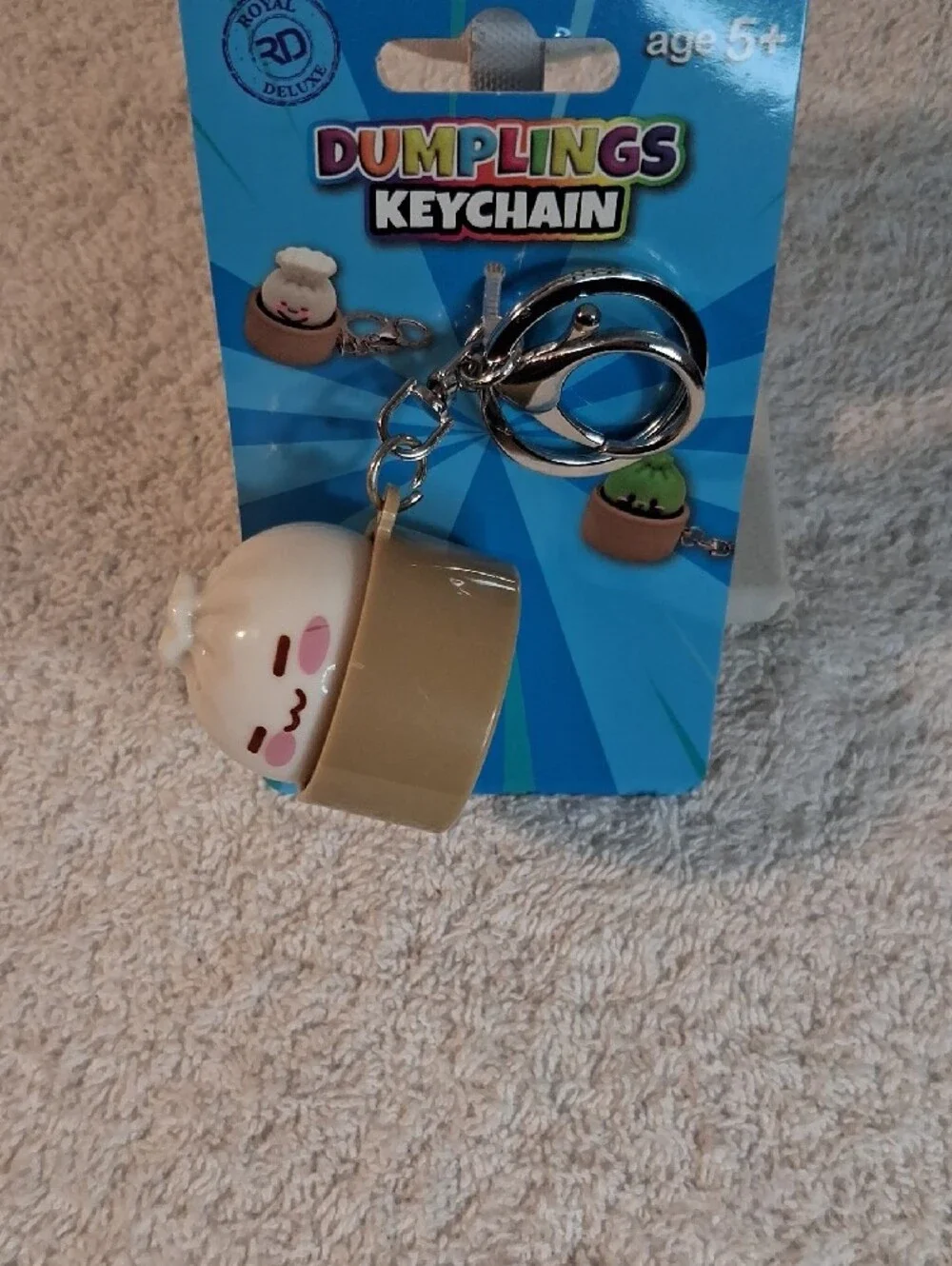 Dumplings Keychain Cute White Dumpling - Royal Deluxe Style